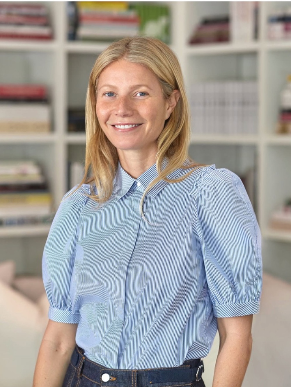 Goop Puff Sleeve Button Down Shirt “Nicole Button Down” Rare Find!!